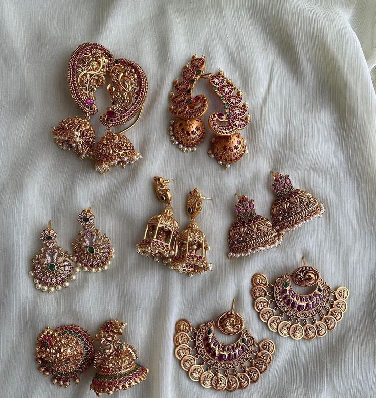 Traditional Earrings Set With Combo Set