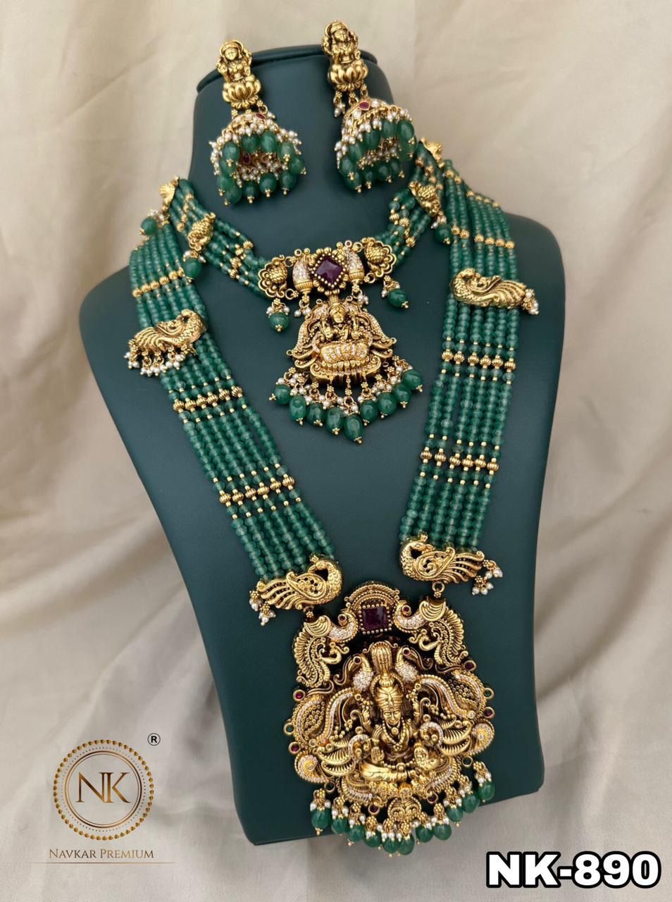 Greenora Look Designer Necklace Set